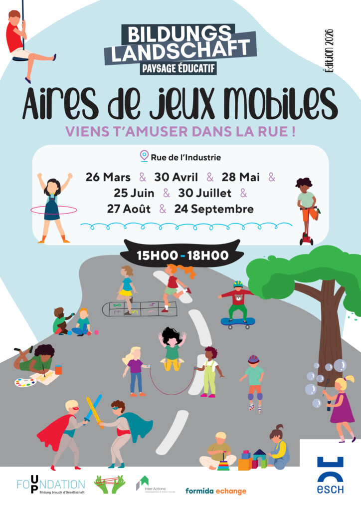 Bildungslandschaft Aire de jeux mobile Affiche 2026_1